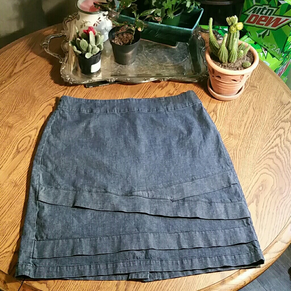 NIC+ZOE denim skirt